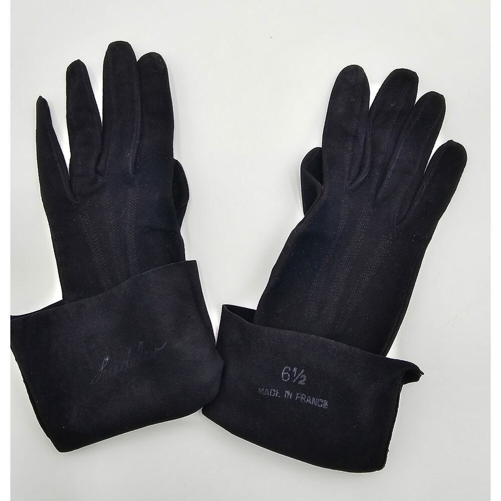 6 Pairs of Vintage Women's Gloves - Leather/Fabric Size 6/6.5/M - Picture 4 of 13